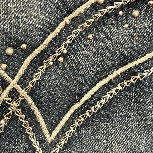 Wrangler Q Baby Jeans Size 9/10 X 36 Blue Womens Denim Boot Cut Western Cowgirl - Picture 8 of 12